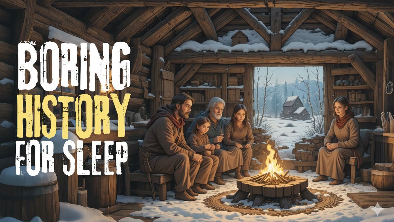A Day Inside a Pioneer Cabin During a Deadly Winter | Boring History for Sleep
