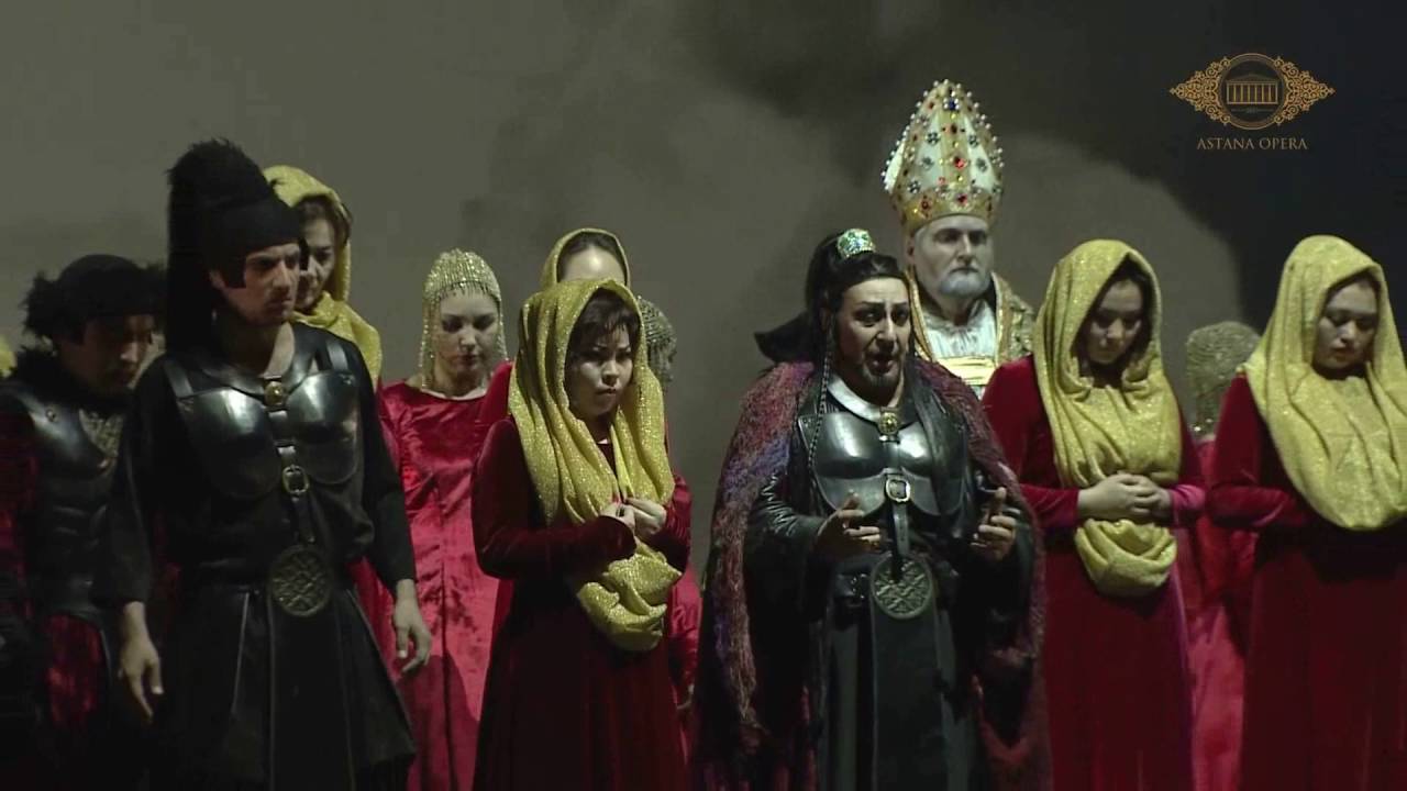 ¨Attila - Atto I finale¨ (G. Verdi) - (Tumanyan, Gabdullina, Mussabayev) (Astana opera) 2016 - HD