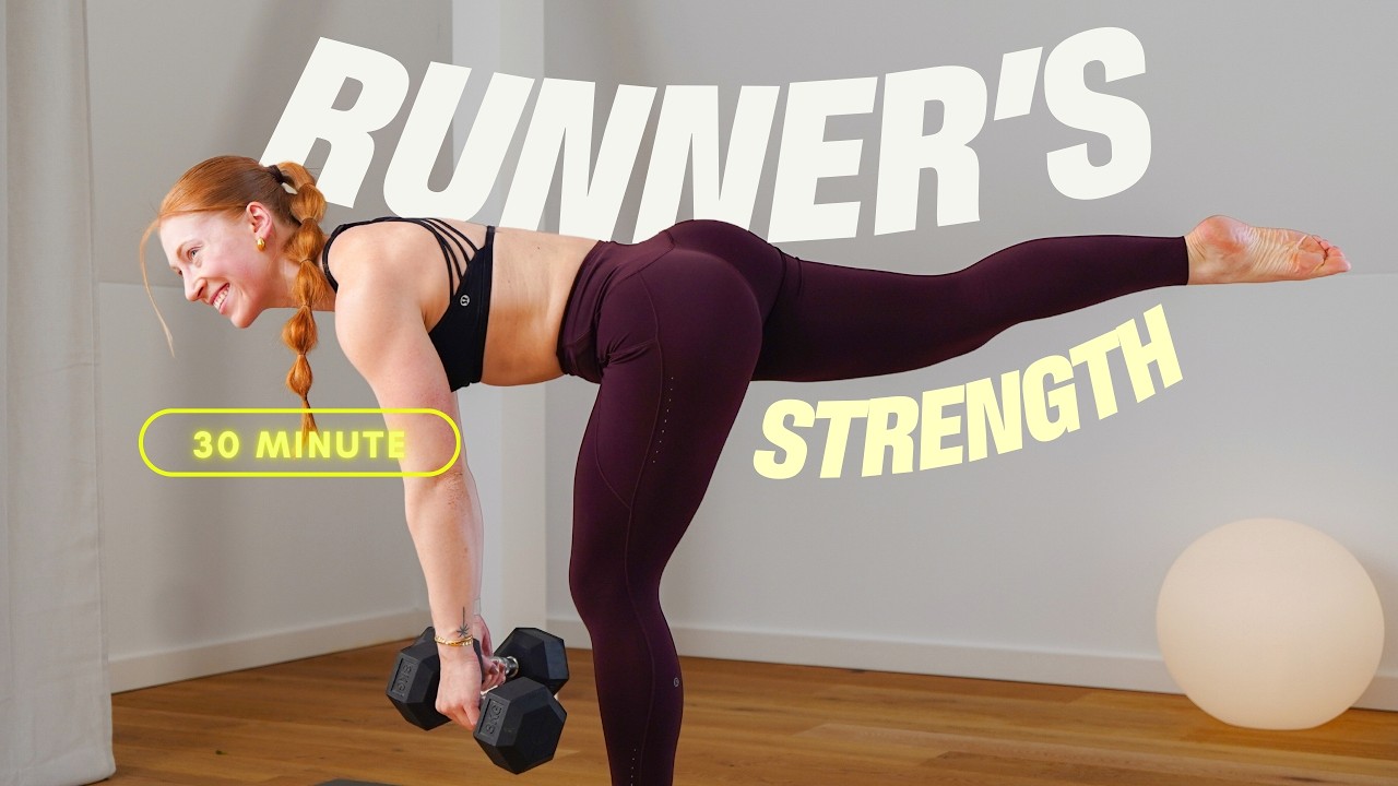Injury Prevention: 30 Min. Strength Workout for Runners (with Weights)