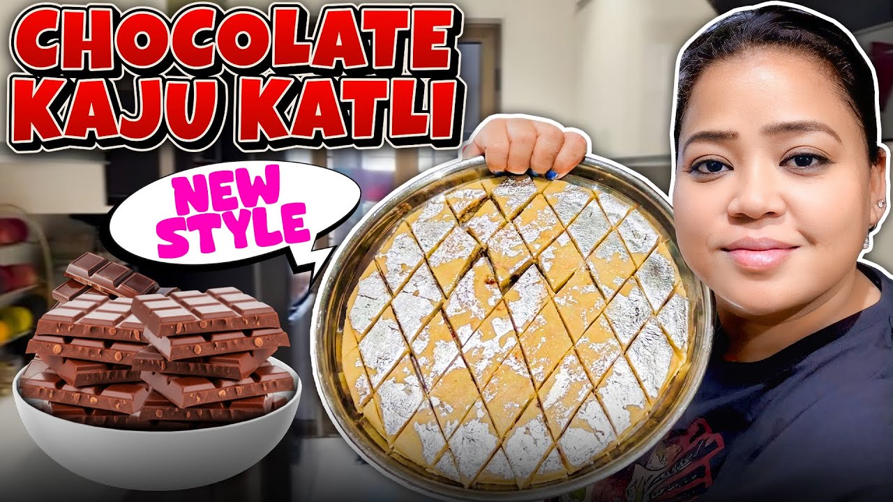 Pehli Baar Banayi Chocolate Kaju Katli 😋 | Bharti Singh | Harssh Limbachiyaa | Golla
