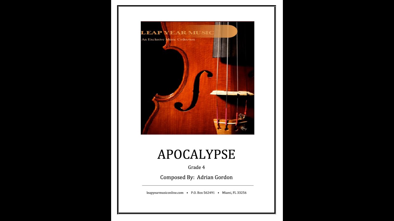 Apocalypse by Adrian Gordon- Score and Sound