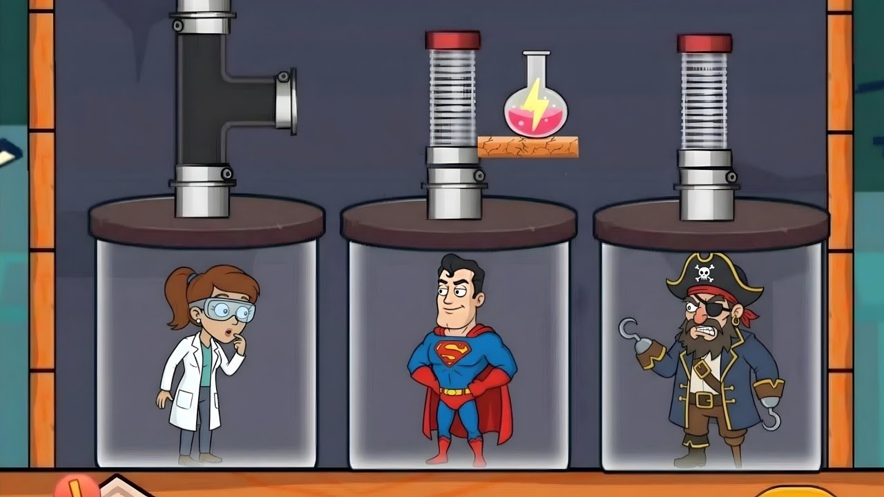 Home pipe Rescu Game - pull the pin - Best mobile puzzle -ios Android Gameplay Walkthrough- level 2