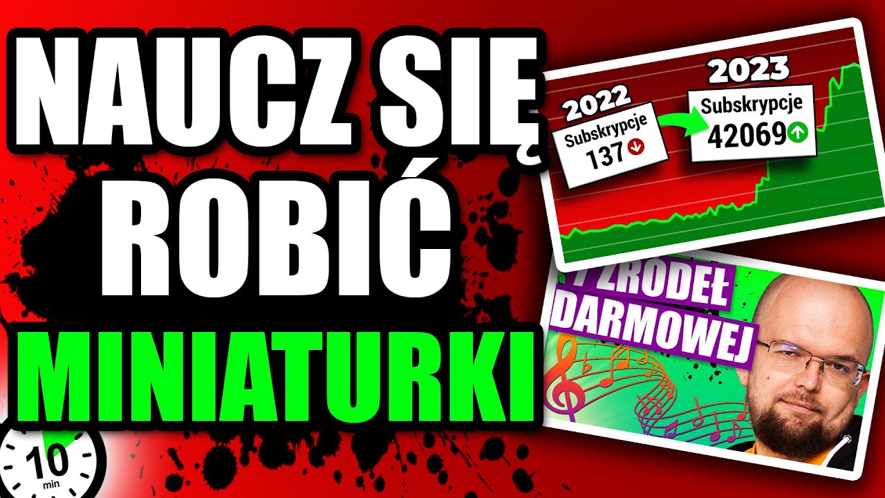 Jak zrobić SKUTECZNĄ miniaturkę na YouTube w DARMOWYCH Photoshopie?