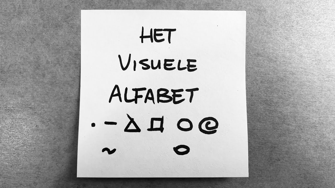 Zakelijk Tekenen Basis 1.1 - Het Visuele Alfabet