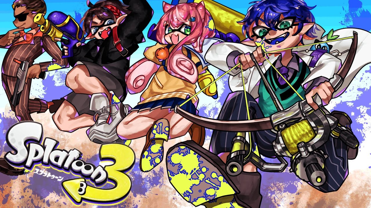 【スプラトゥーン3】にじさんじスプラ祭り 顔合わせ！チーム13「魔王と三従者」【レオス・ヴィンセント 】