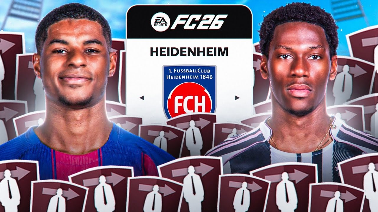 Nur mit FREIEN SPIELERN zum CL-TITEL!! 😍🆓 FC26: Heidenheim Sprint to Glory
