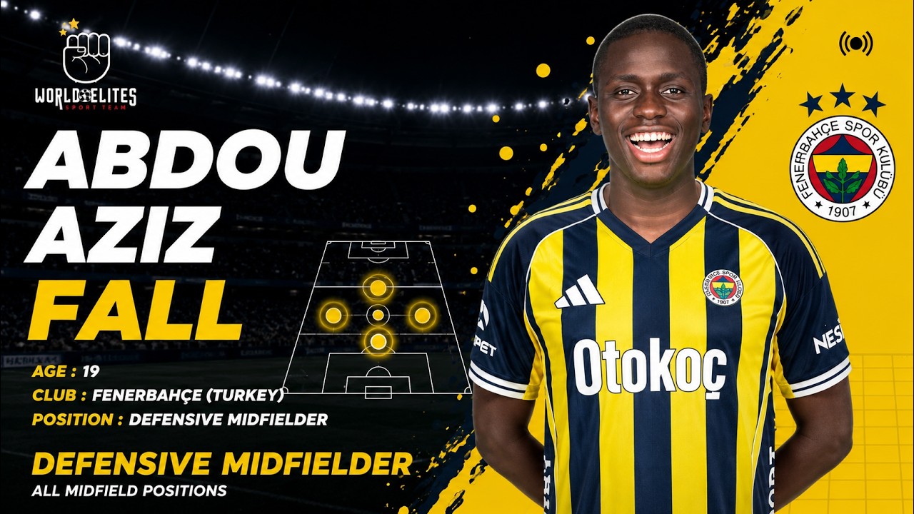 ABDOU AZIZ FALL 🇸🇳 | Defensive Midfielder Highlights 2026 | Fenerbah&ccedil;e | Senegal U17 International