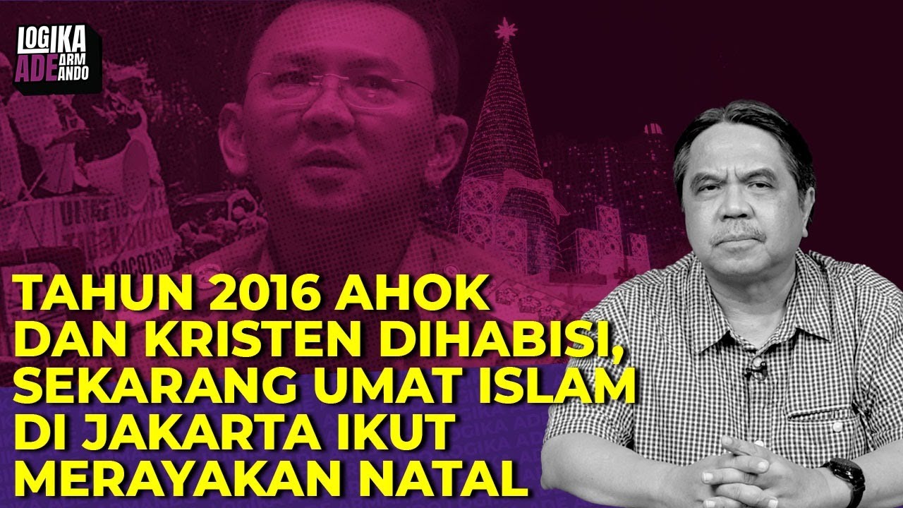TAHUN 2016 AHOK DAN KRISTEN DIHABISI, SEKARANG UMAT ISLAM DI JAKARTA IKUT MERAYAKAN NATAL I LAA
