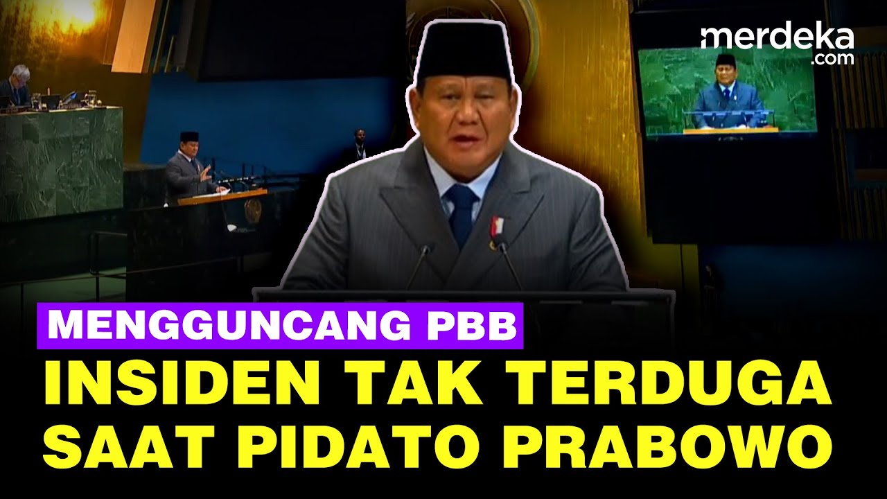 Insiden Tak Terduga saat Presiden Prabowo Pidato Mengguncang PBB Soal Kemerdekaan Palestina