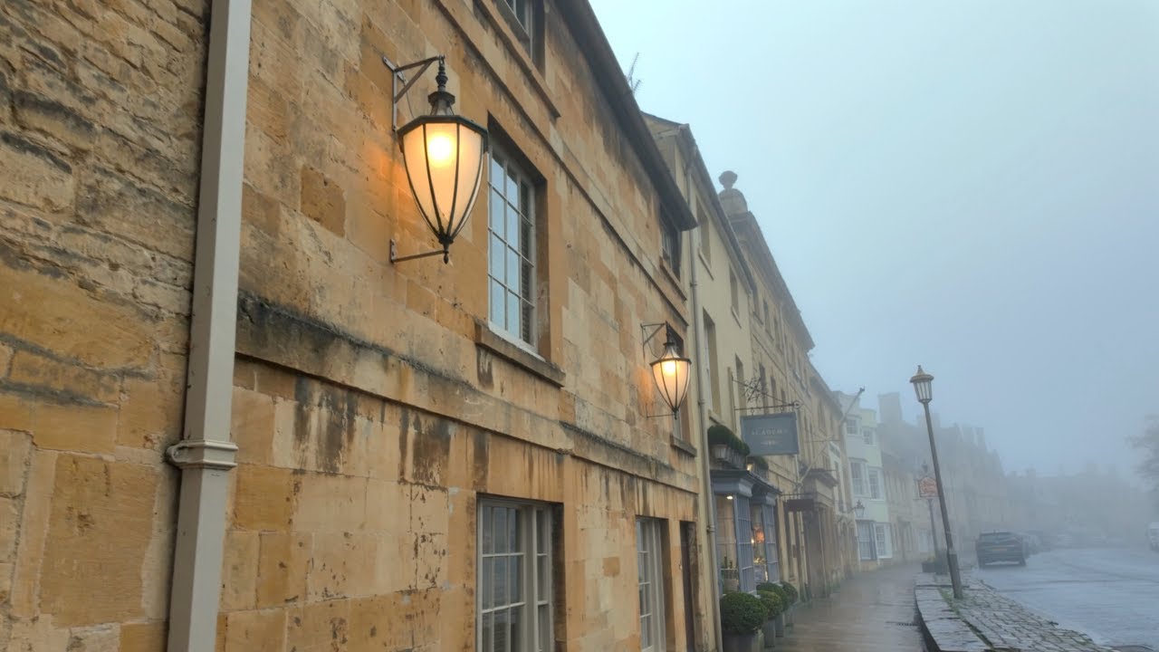 Luxury Window Shopping 🛍️ Chipping Campden | Cotswolds Misty Historic High Street