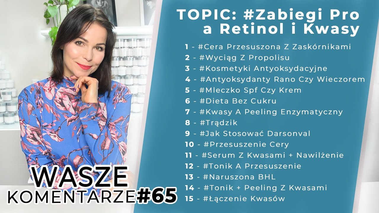 Zabiegi PROFESJONALNE, a stosowanie RETINOLU i KWASÓW || Wasze Komentarze#65