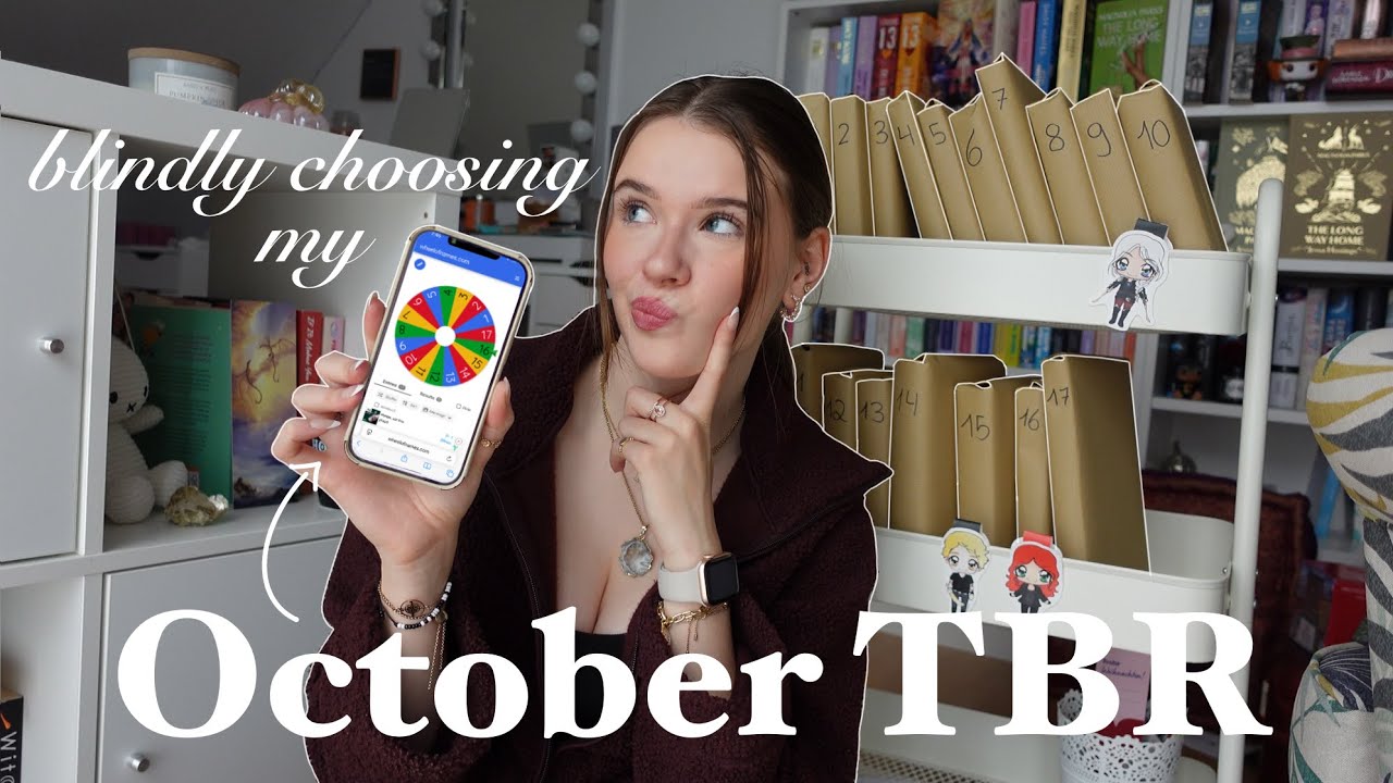 ВСЛЕПУЮ выбираю свой октябрьский TBR 🎃📚🍂