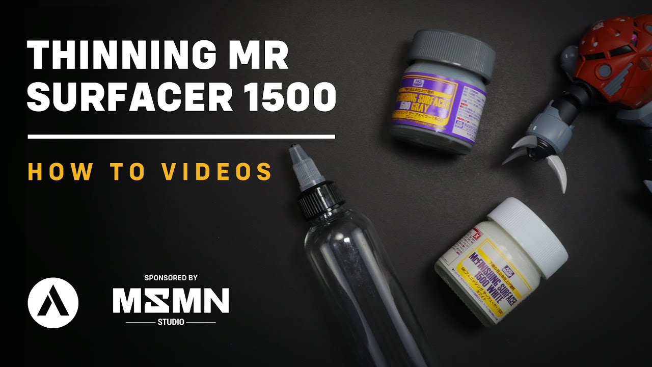 How to thin Mr Surfacer  | Quick and easy way