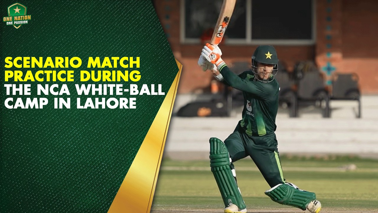 Scenario Match Practice during the NCA White-Ball Camp in Lahore 🏏| PCB | MA2K