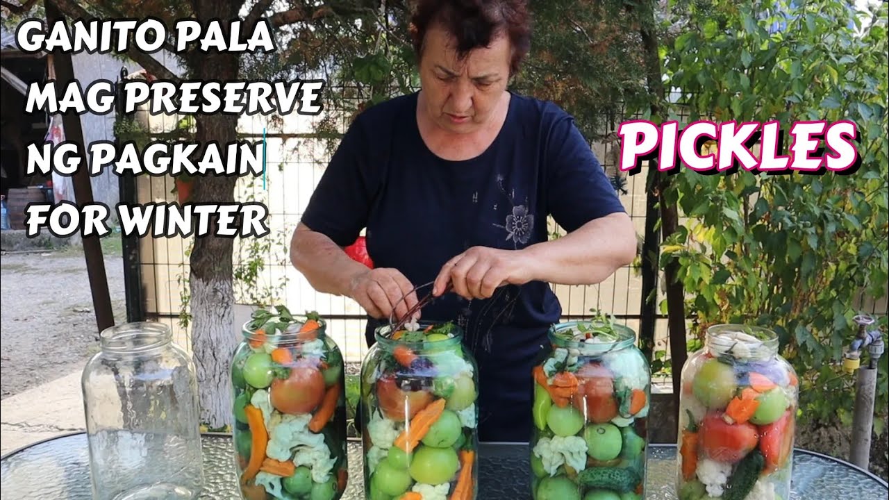 GUMAWA SI BIYENAN NG PICKLES | GANITO PALA MAG PRESERVE NG PAGKAIN SA WINTER