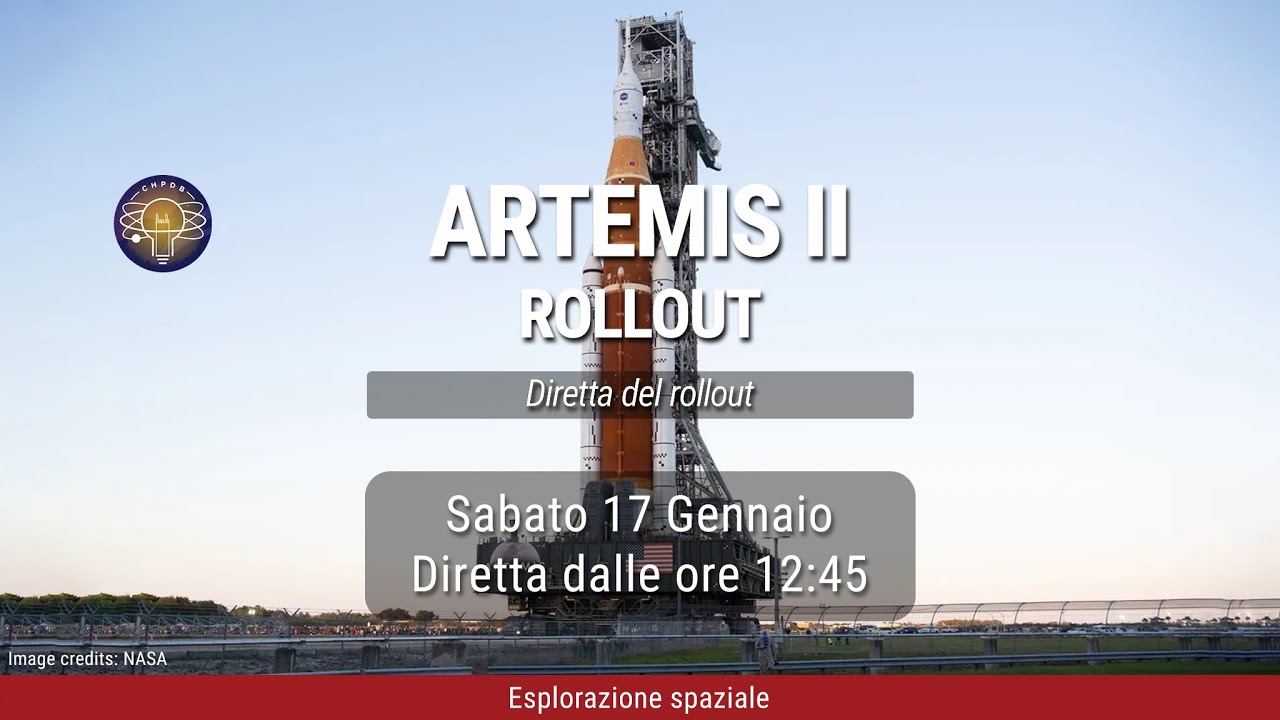 ARTEMIS II - Diretta del ROLLOUT di SLS! 📱