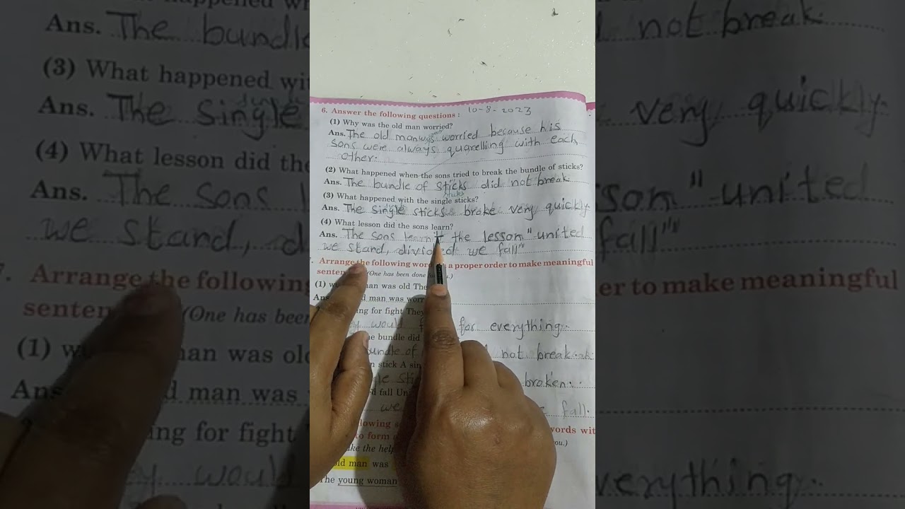 English | workbook |class-2| chapter - 2.4. |story time - Unity is strength