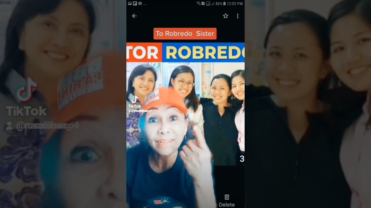 To Robredo Sisters.
