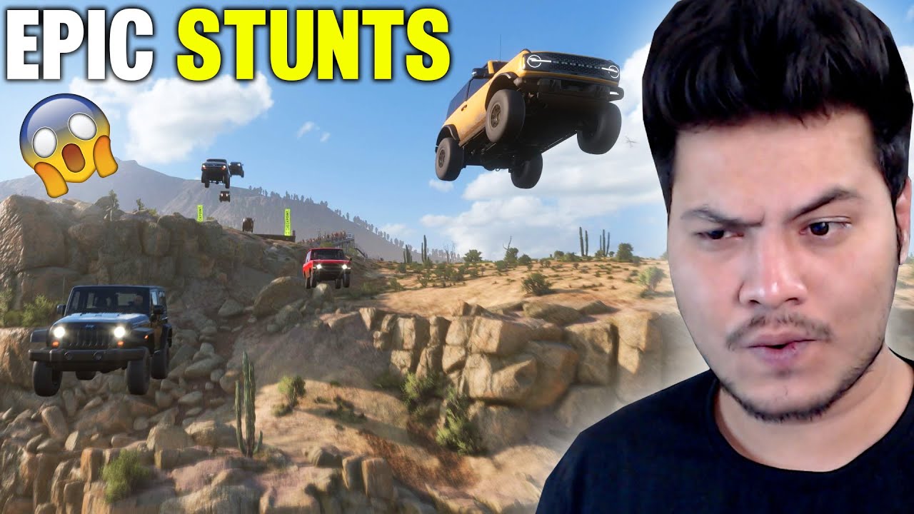 Doing The Best Stunts In Forza Horizon 4 - PART 12