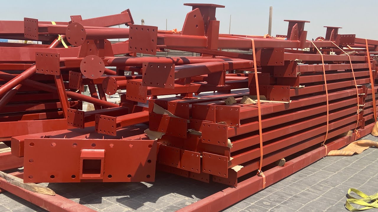 Structhural steel - Container loading with skid