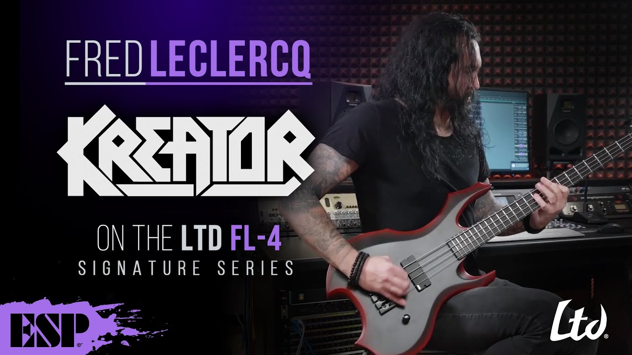 Fred Leclercq (Kreator) on the Signature Series LTD FL-4 | ESP Guitars