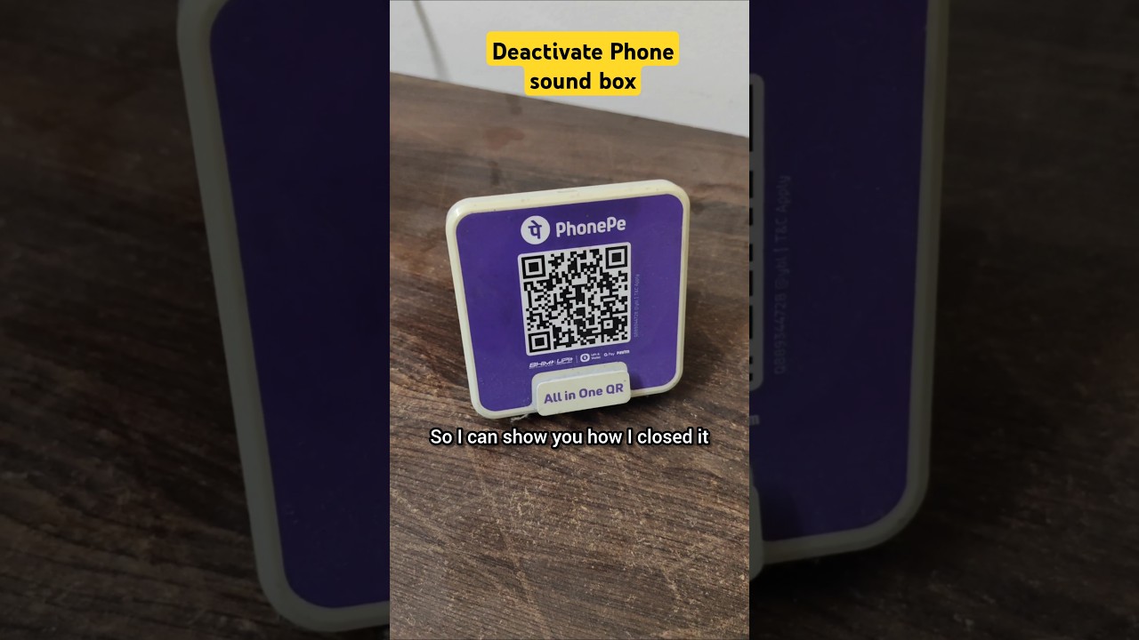 How To Deactivate Phonepe Smart Speaker | phone pe business account #shorts