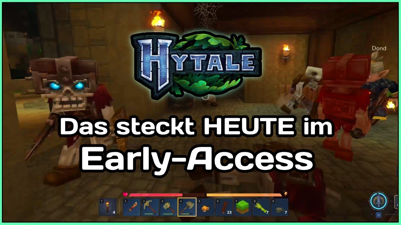 Was ist HEUTE in Hytale und was nicht? | Probleme Beim Launch | Hybase.net Server-Aufbau