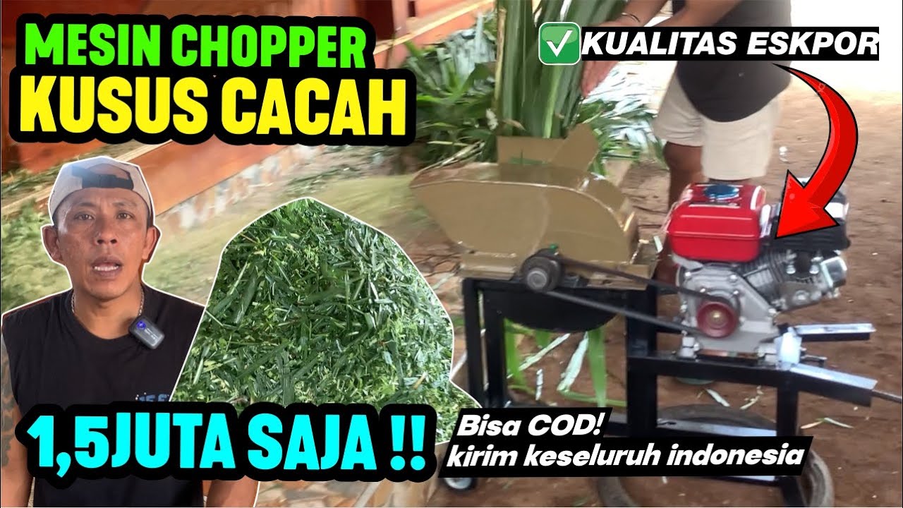 1,5 JUTA MESIN CHOPPER ‼️KUSUS CACAH - REVIEW & DEMO FULL