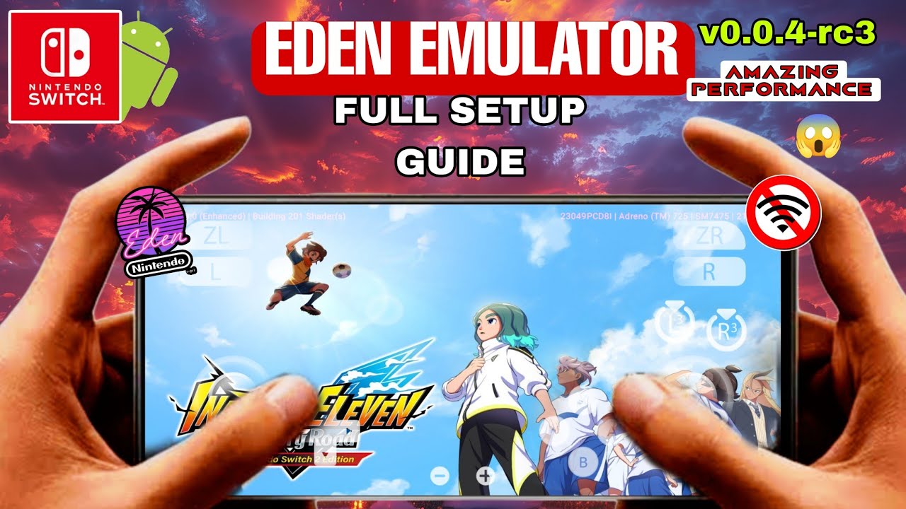 🚀ИГРАЙТЕ В INAZUMA ELEVEN ROAD TO VICTORY НА ANDROID С ПОМОЩЬЮ ЭМУЛЯТОРА EDEN v0.0.4-Rc3. ПОЛНОЕ ...