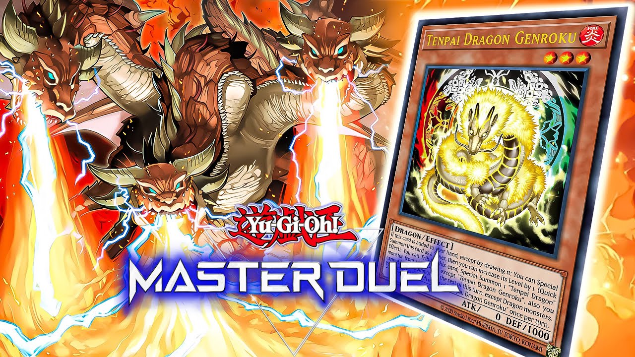 THE BEST WAY TO PLAY TENPAI DRAGON IN Yu-Gi-Oh! Master DueL
