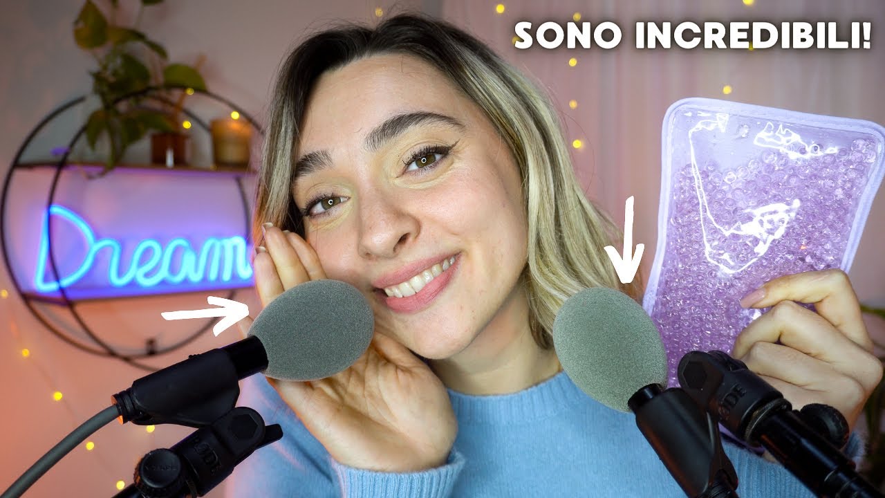 MICROFONI UNICI PER L’ASMR🤩 | AVRAI UN SACCO DI BRIVIDIIII