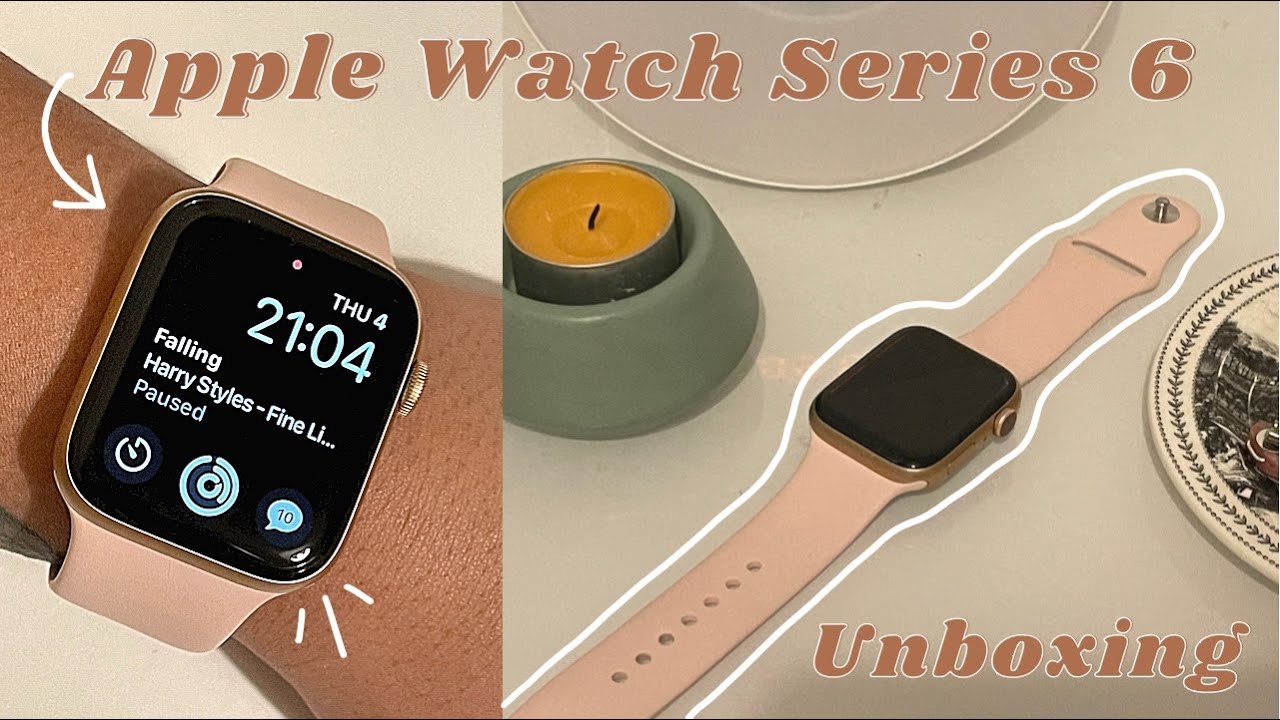APPLE WATCH UNBOXING: Series 6 44mm Gold