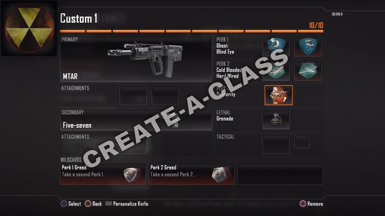 Black Ops 2 Multiplayer Create-a-Class System | All Weapons, Perks, and Scorestreaks