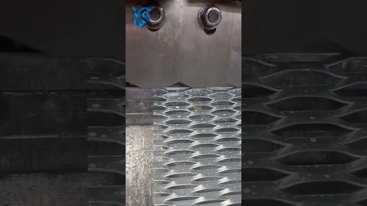 Hexagonal shape holes aluminum expanded metal mesh 