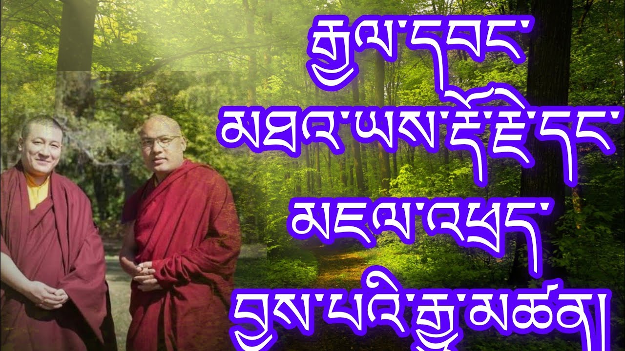 མཐའ་ཡས་རྡོ་རྗེ་དང་མཇལ་འཕྲད། reason of meet with gyalwa Thaya dorje @buddhistG 
