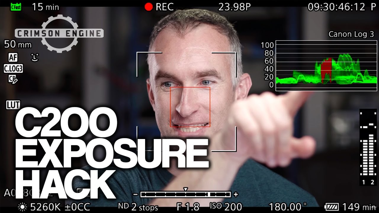 Correct exposure on the Canon C200
