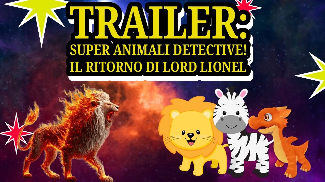 TRAILER: SUPER ANIMALI DETECTIVE IL RITORNO DI LORD LIONEL