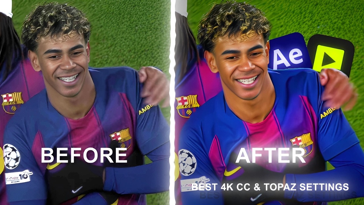 BEST 4K Quality For Football Edits | After Effects Tutorial (Free Presets Included)