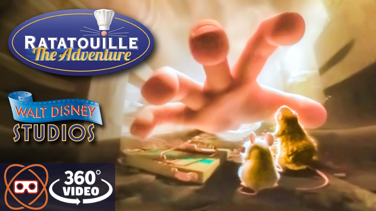 [5K 360] Ratatouille Movie Ride - Walt Disney Studios - Coming Soon to Epcot