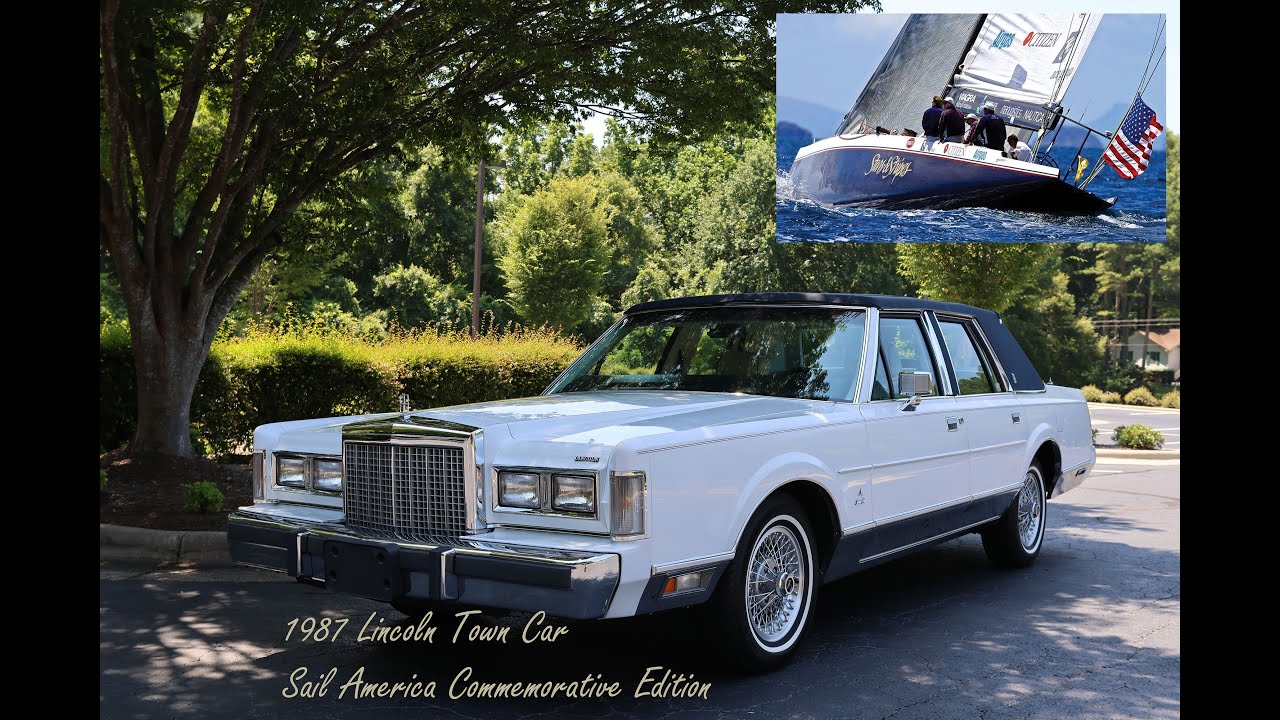 1987 Lincoln Town Car Sail America Commemorative Edition