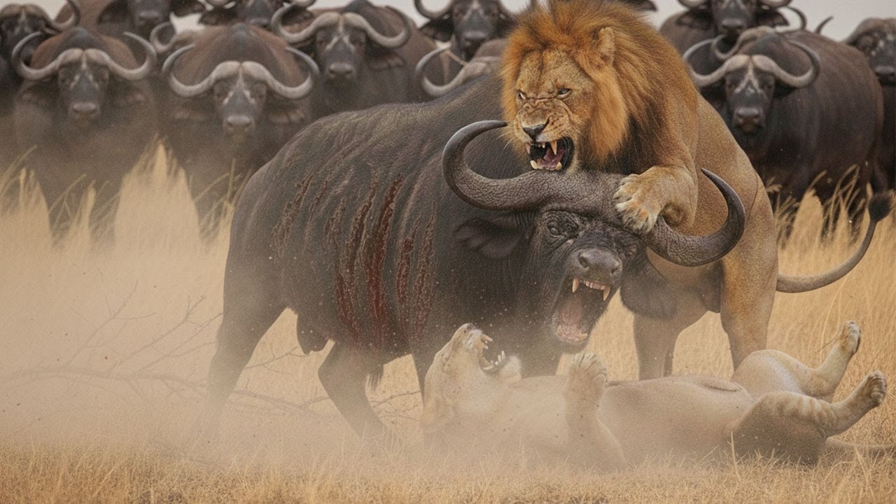 When the Lion Kings Face Their Most Brutal Survival Battle l Animal Fights