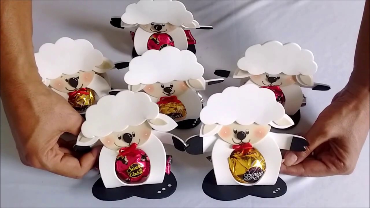 DIY: Porta Bombom Ovelhinha.