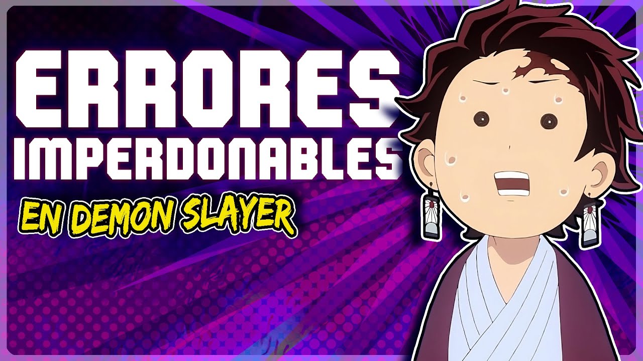 5 ERRORES IMPERDONABLES de DEMON SLAYER👹 Kimetsu No Yaiba