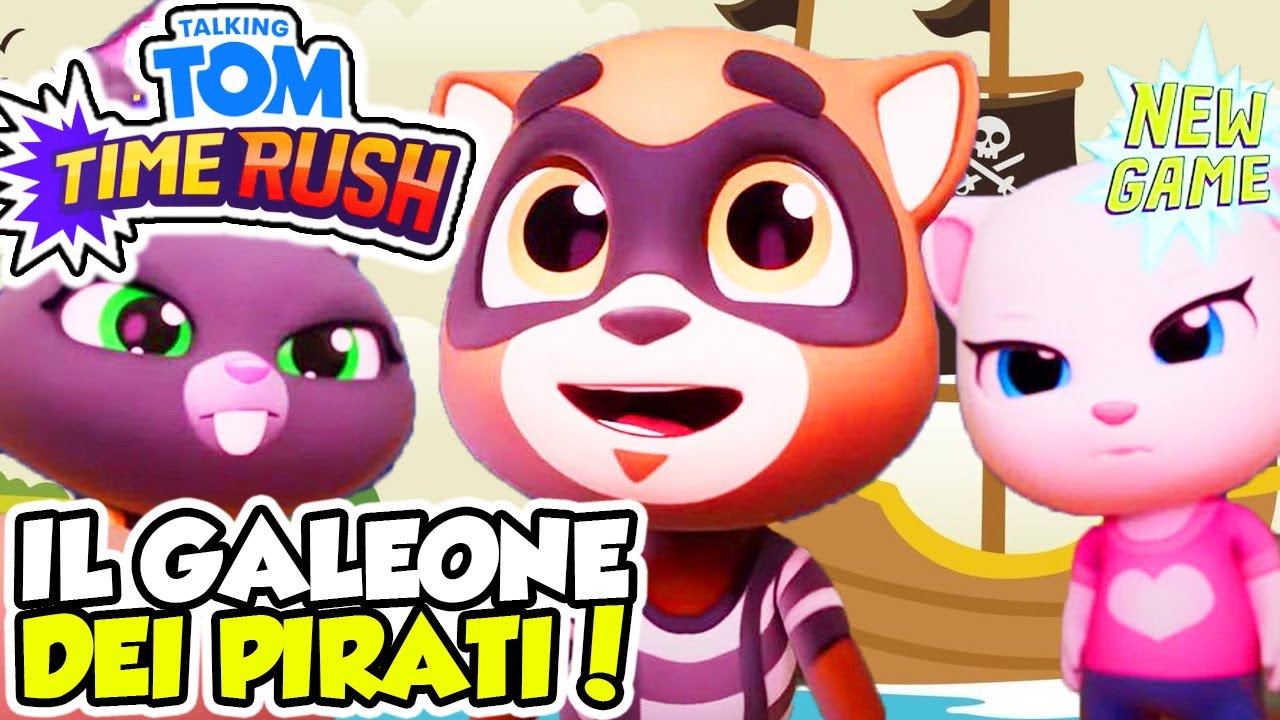 Talking Tom Time Rush - HO SBLOCCATO IL GALEONE DEI PIRATI! - Android - (Salvo Pimpo's)