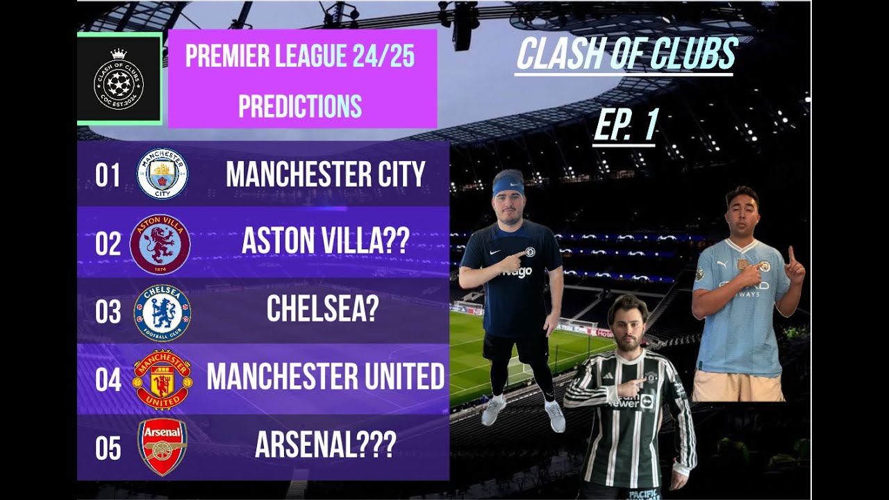 Clash of Clubs [Ep 1] Premier League Predictions, Community Shield, and Transfer Talk