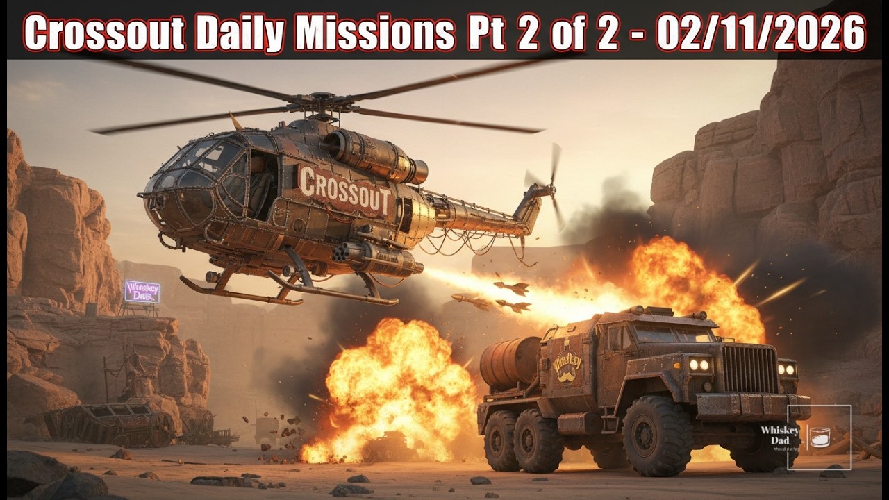 Crossout Daily Missions Pt 2 of 2 - Flying This Junk Heap To Victory - 02/11/2026