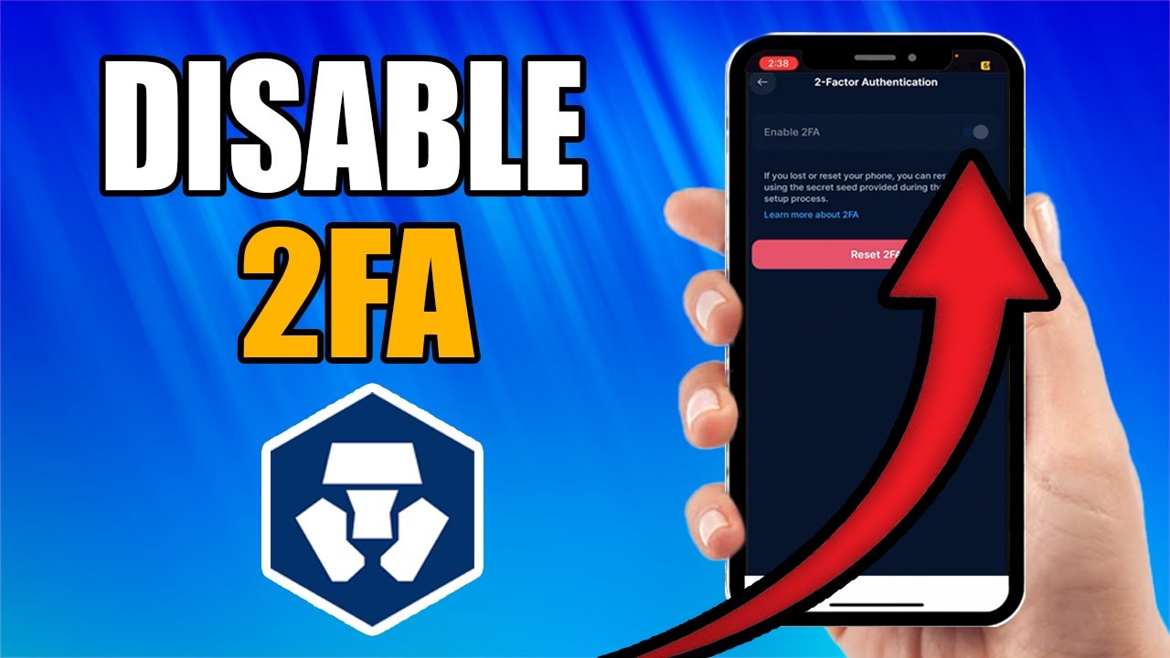 How To Disable Crypto.Com 2fa - New Method