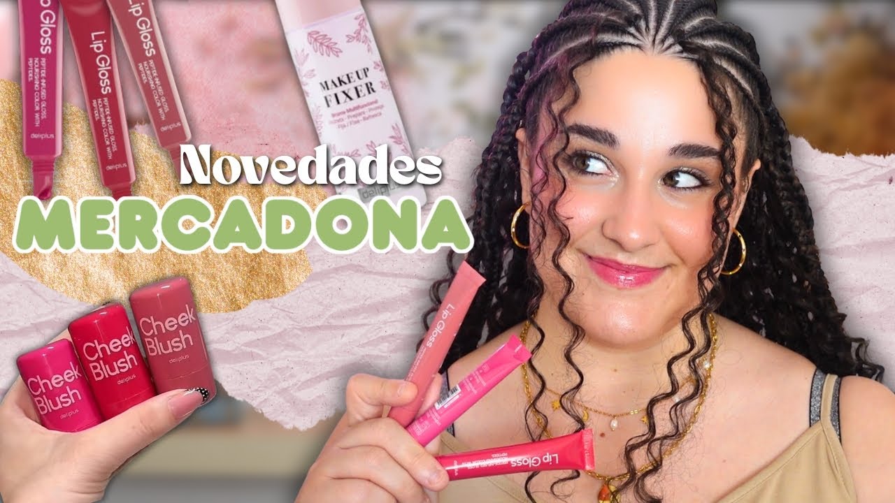 💄 &iexcl;Probando los NUEVOS gloss y coloretes en barra de Mercadona! 😱 &iquest;Alta gama por menos de 5&euro;?