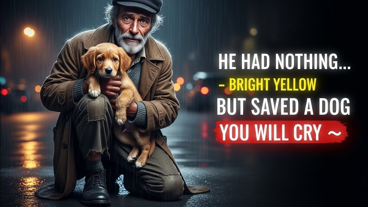 The Homeless Man Who Saved an Abandoned Dog – What Happened Next Will Break You