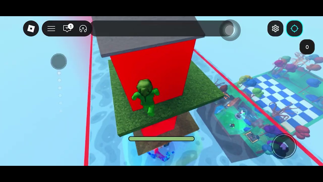 今天來玩ROBLOX的恐怖房子一堆BUG我直接曝氣￼￼￼